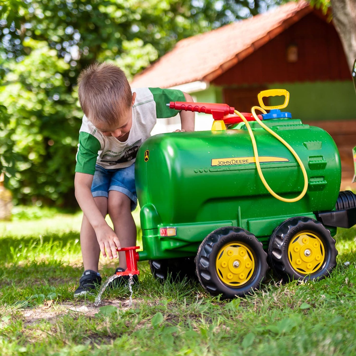 rollyTanker John Deere – Barrel Trailer Toy for Kids 3-10