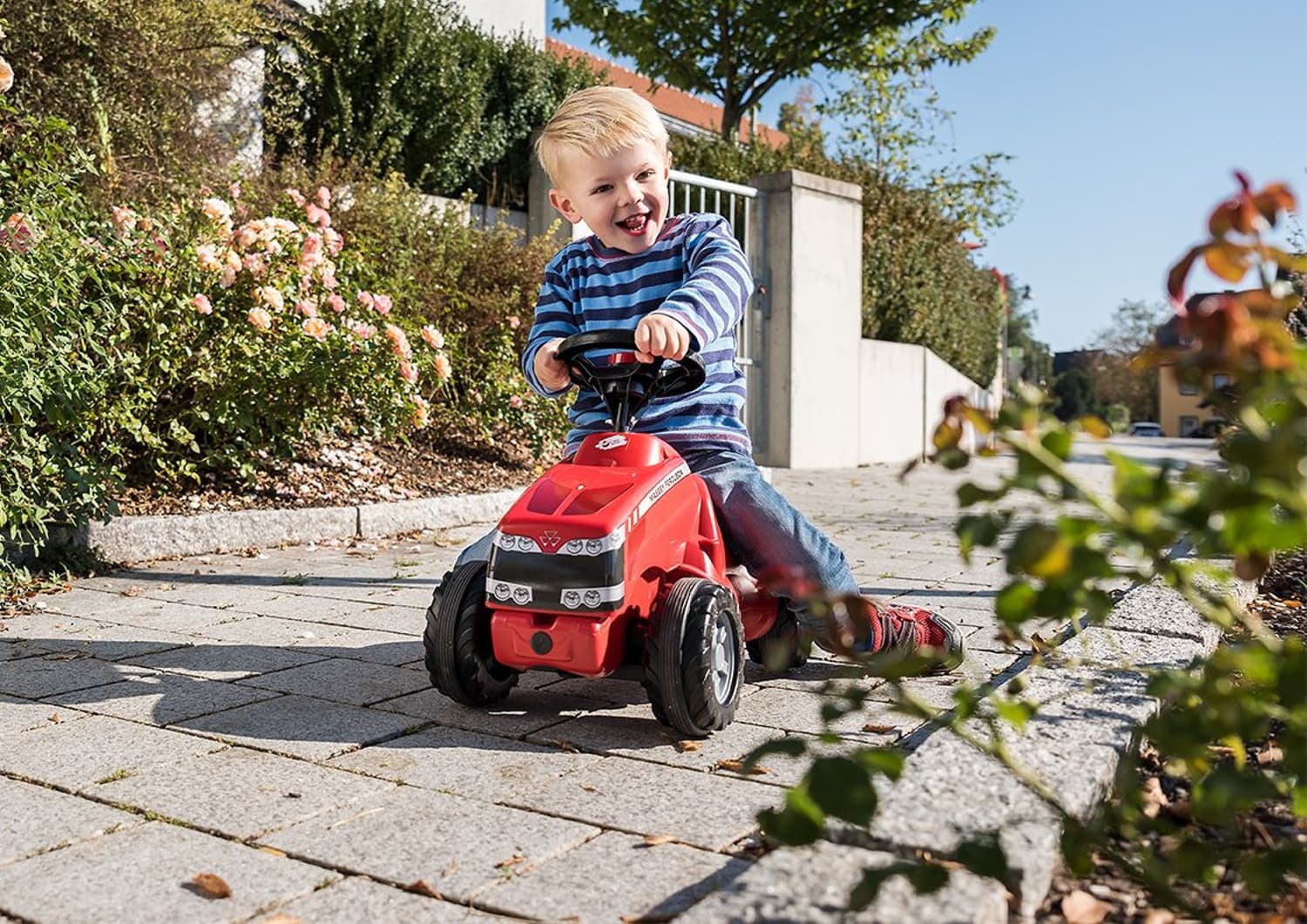 Massey Ferguson Mini Trac by Rolly – Ride-On Tractor Toy for Toddlers