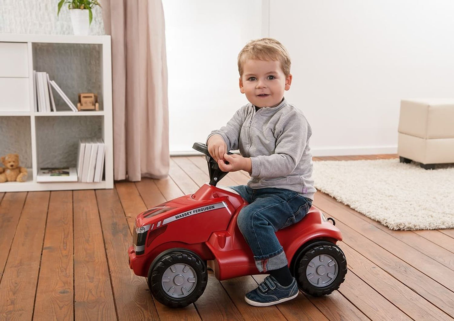 Massey Ferguson Mini Trac by Rolly – Ride-On Tractor Toy for Toddlers