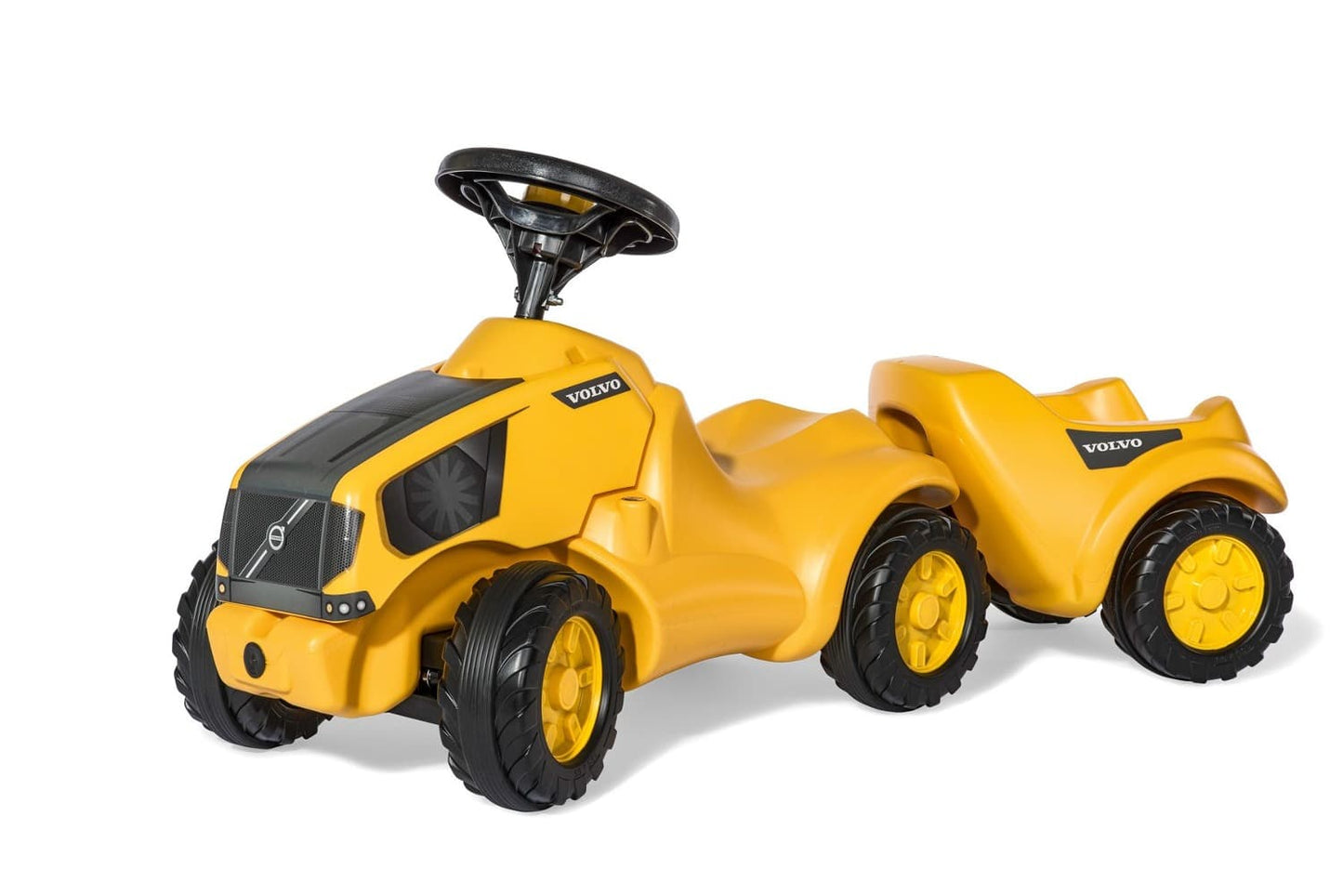 Ride-On Tractor and Trailer for Toddlers - RollyMinitrac Volvo with Trailer