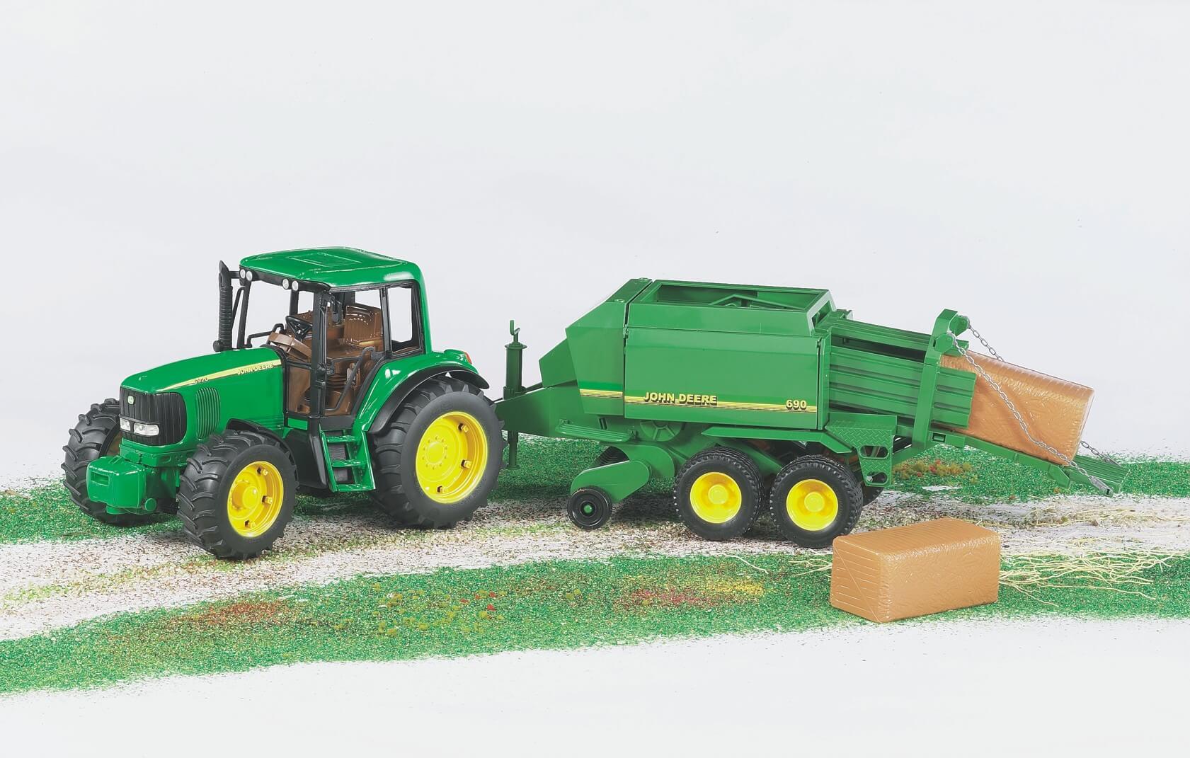 John Deere Big Balepress with Automatic Hay Transport | Perfect Farm Toy for Kids