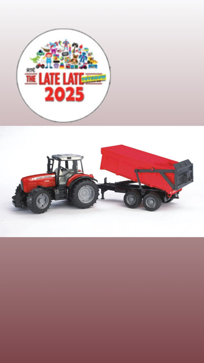 Massey Ferguson 7480 with Tipping Trailer