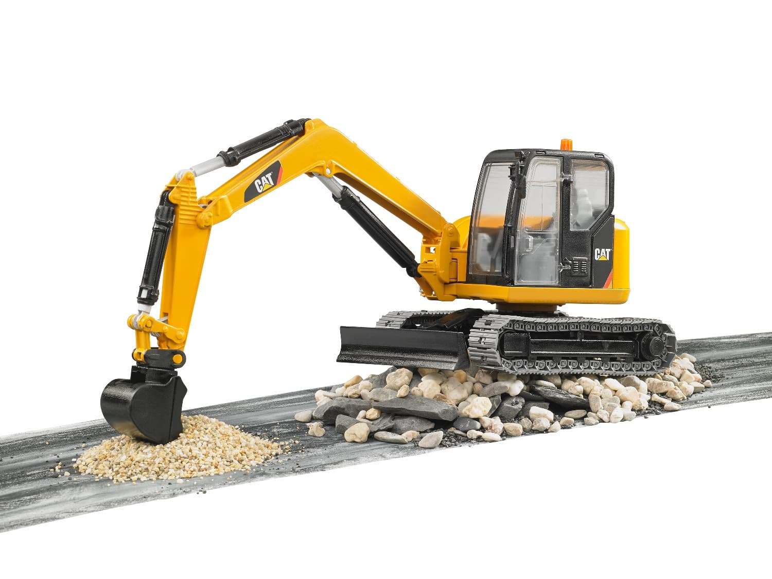 Cat® Mini Excavator by Bruder | Realistic Construction Toy for Kids 3+