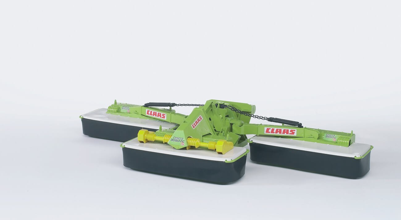 Claas Disc Mower Disco 8550 C Plus by Bruder | Toy Mower for Kids 4+