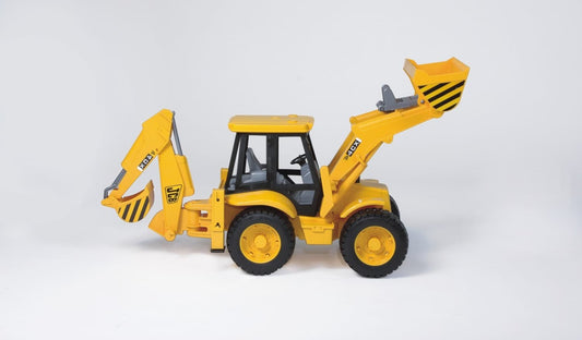 Scale Farm Toys | JCB 4CX Tractor with Frontloader & Digger by Bruder 