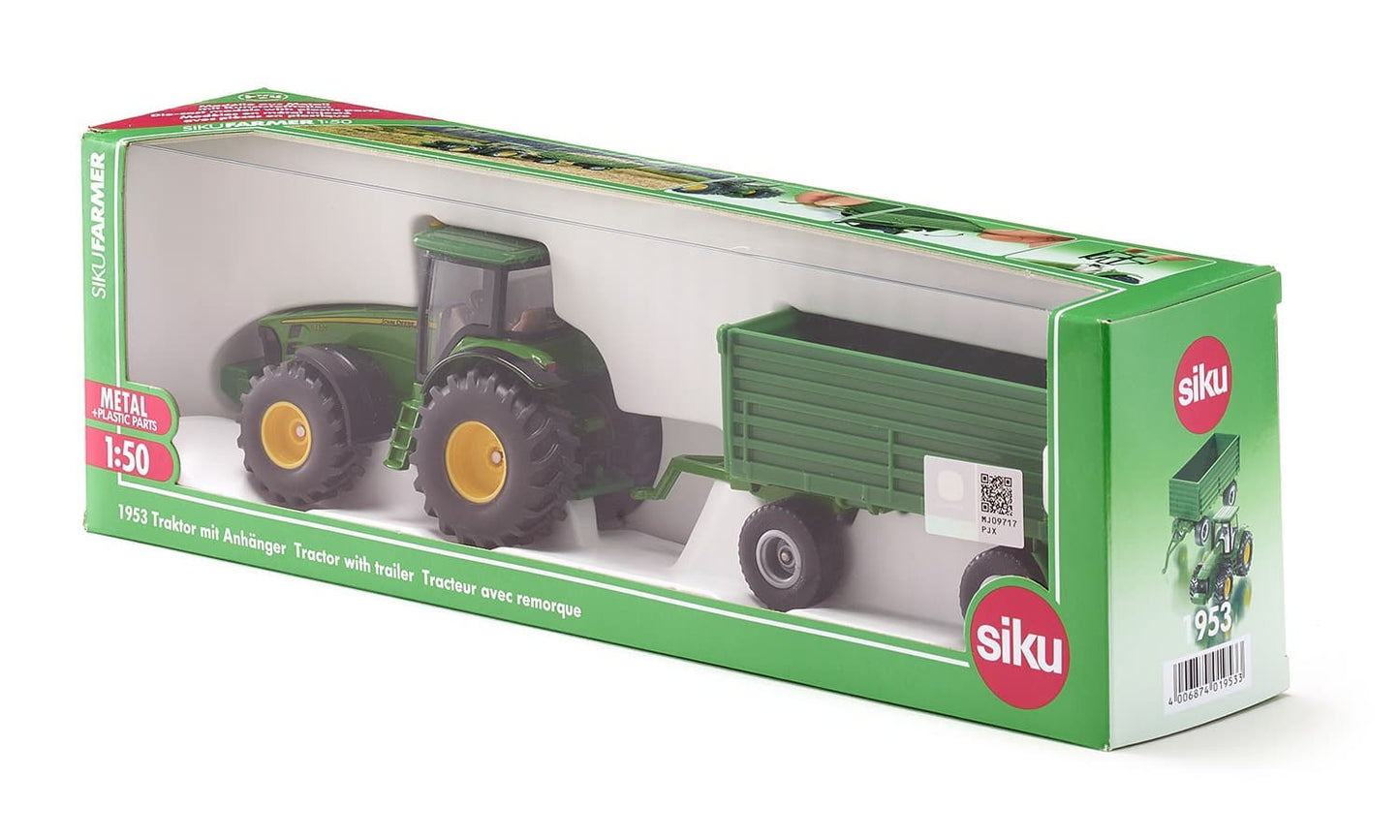 John Deere Tractor with Trailer by SIKU | Children's Farm Toys Ireland