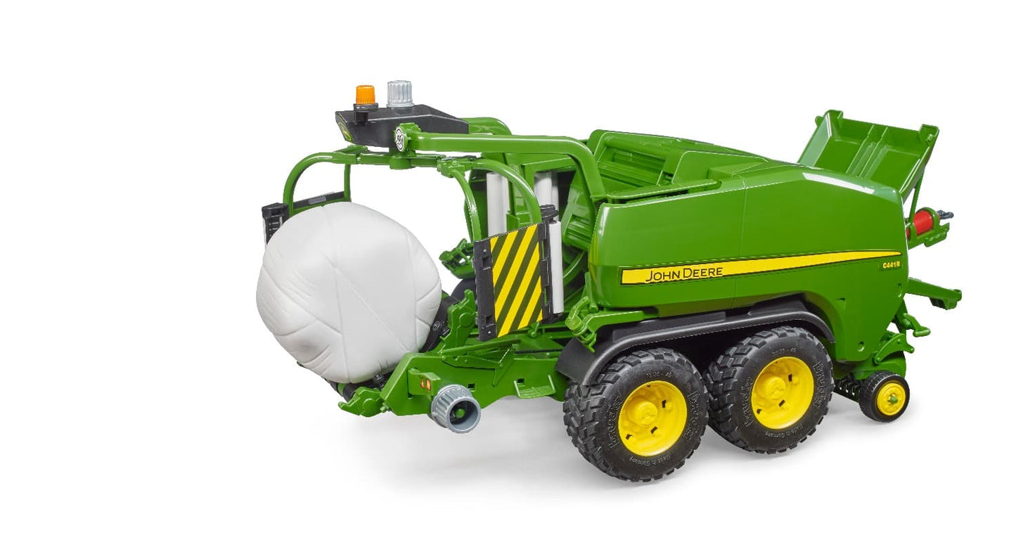 Bruder John Deere C441R Baler | Straw and Hay Press Toy for Young Farmers