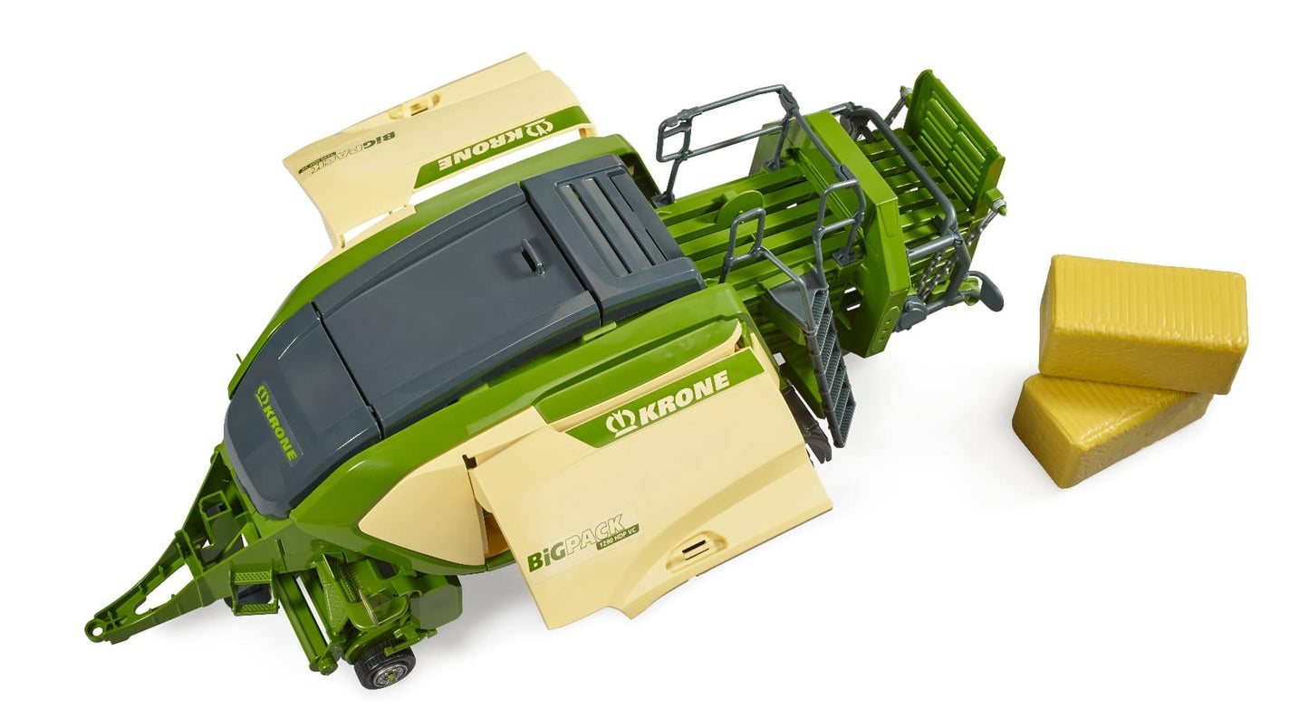 Krone Big Pack 1290 HDP VC Baler Model – Farming Toy with Square Bales