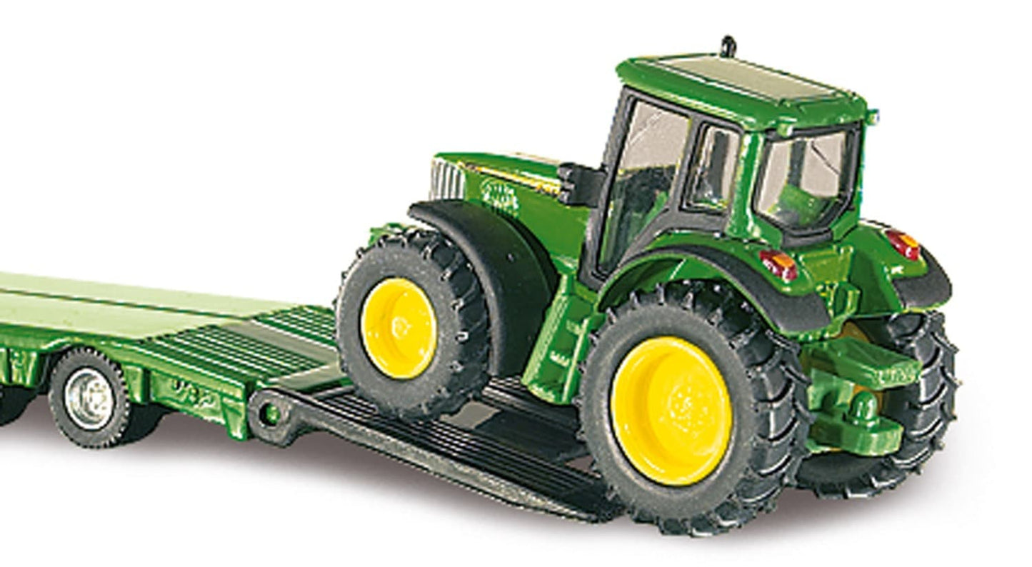 Siku Low Loader with 2 John Deere Tractors | High-Quality Scale Toy for Young Farmers