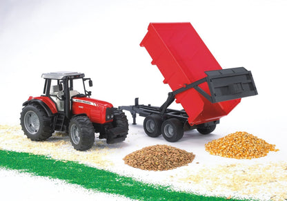 Farm toys Ireland | Shop Massey Ferguson 7480 with Tipping Trailer