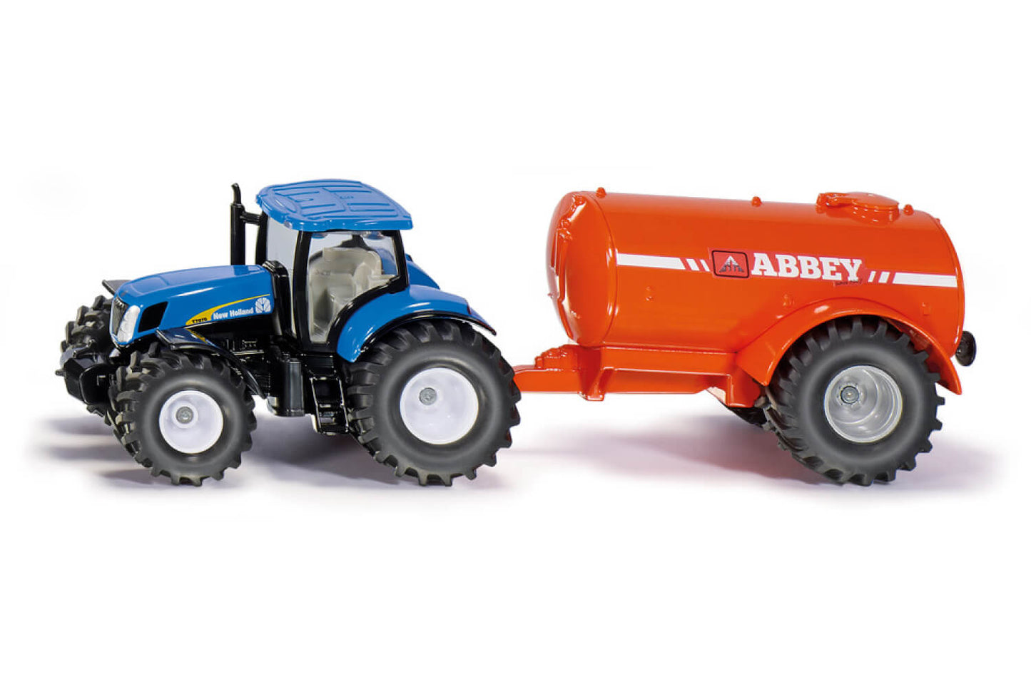 Shop New Holland Tractor & Abbey Tanker Model (1:50 Scale) | Farmtoyz