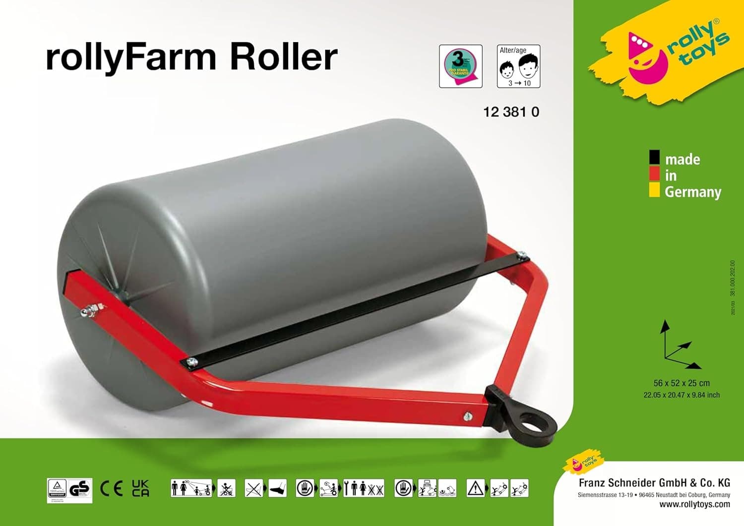 Rolly 52cm Roller for Kids – Durable Outdoor Farm Toy | Farmtoyz Ireland