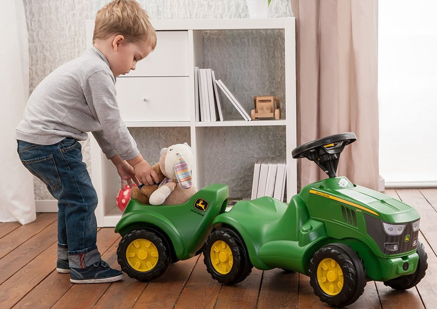 rollyMinitrac Trailer John Deere – Tipping Trailer Toy for Children