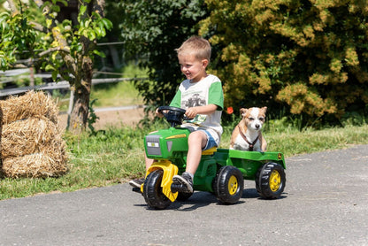 John Deere 3 Wheel Tractor with Trailer | RollyTrac at Farmtoyz