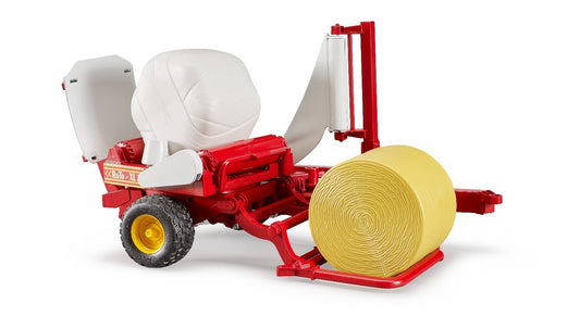 Farm toys for kids | Round Bale Wrapper & Bales | Bruder