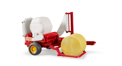 Farm toys for kids | Round Bale Wrapper & Bales | Bruder