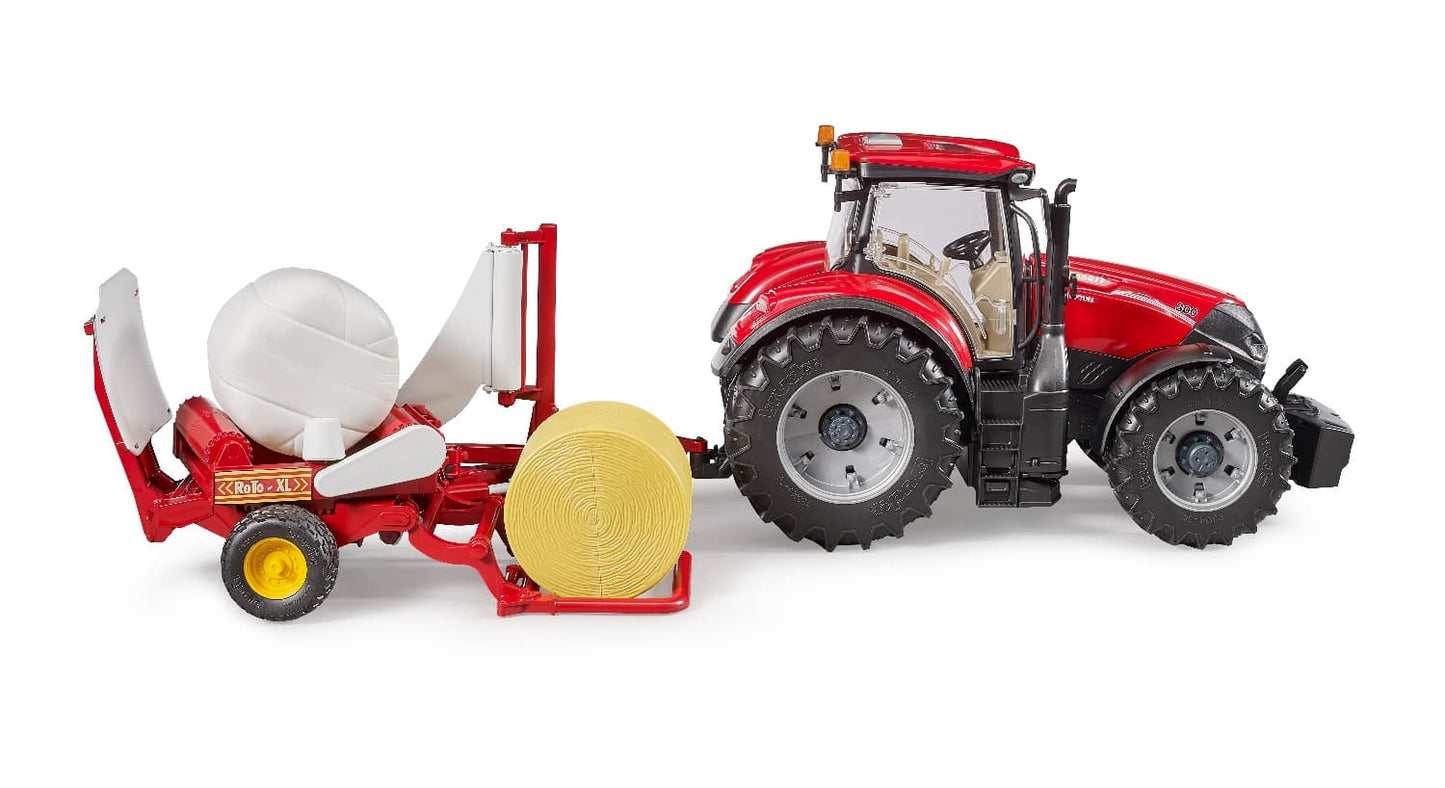 Farm toys for kids |  Bruder Round Bale Wrapper & Bales