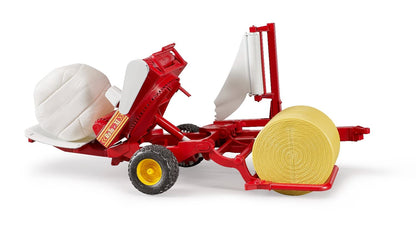 Farm toys for kids | Round Bale Wrapper & Bales | Bruder