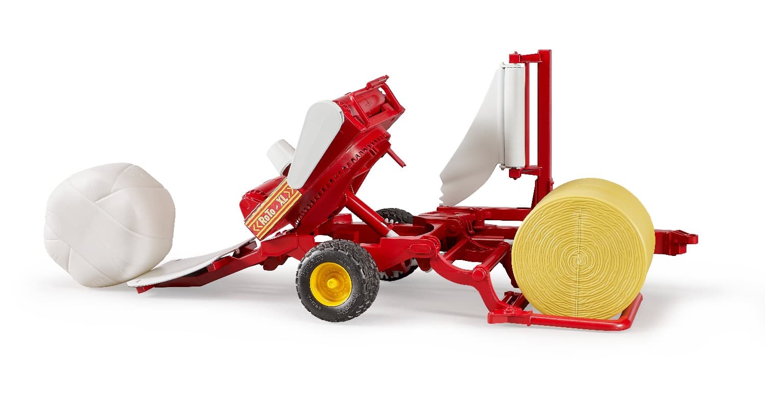 Farm toys for kids | Round Bale Wrapper & Bales | Bruder