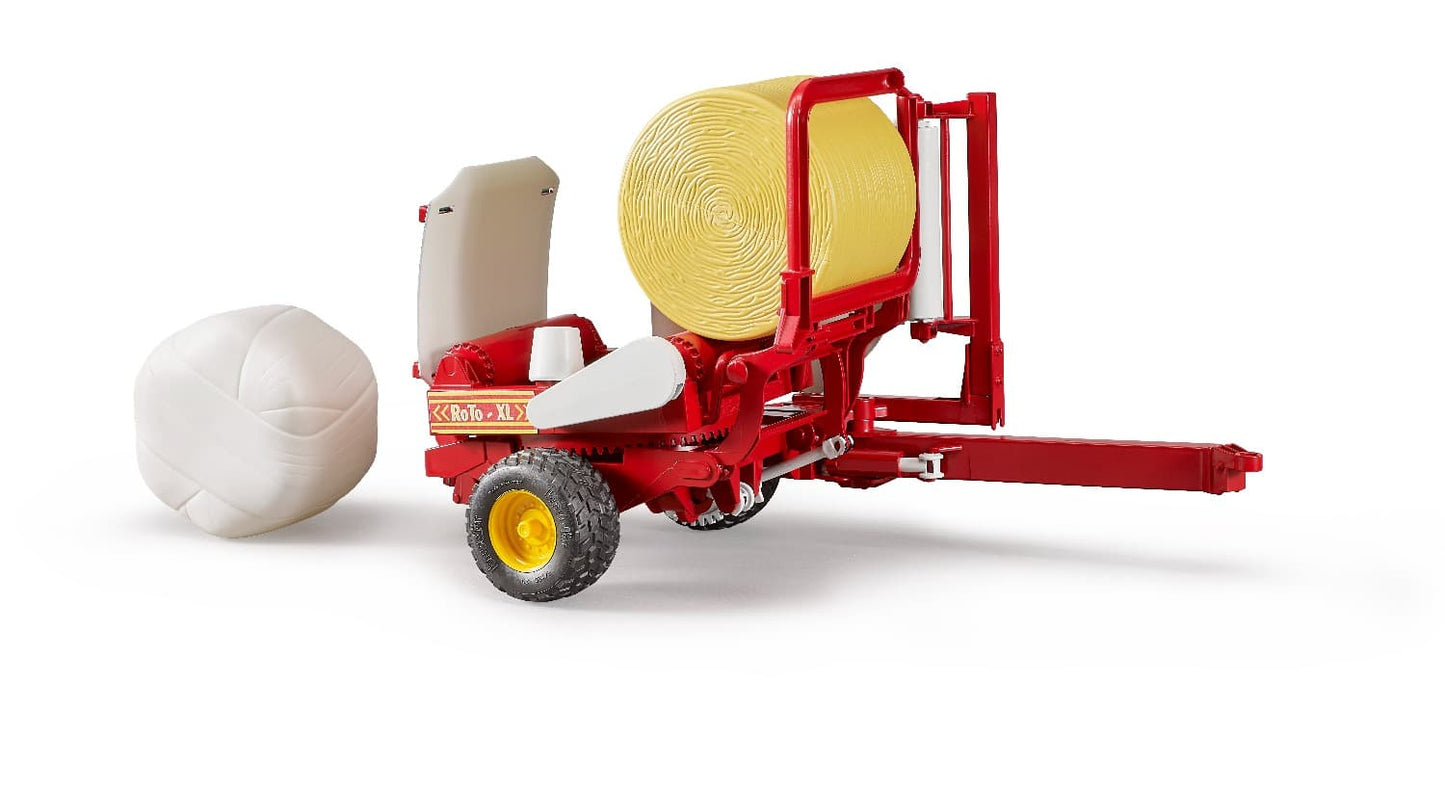 Farm toys for kids | Round Bale Wrapper & Bales | Bruder