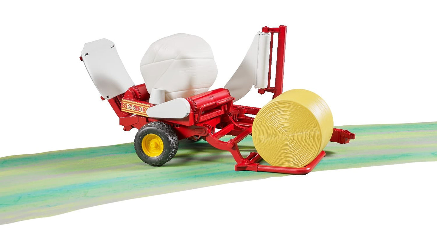 Farm toys for kids | Bruder Round Bale Wrapper & Bales