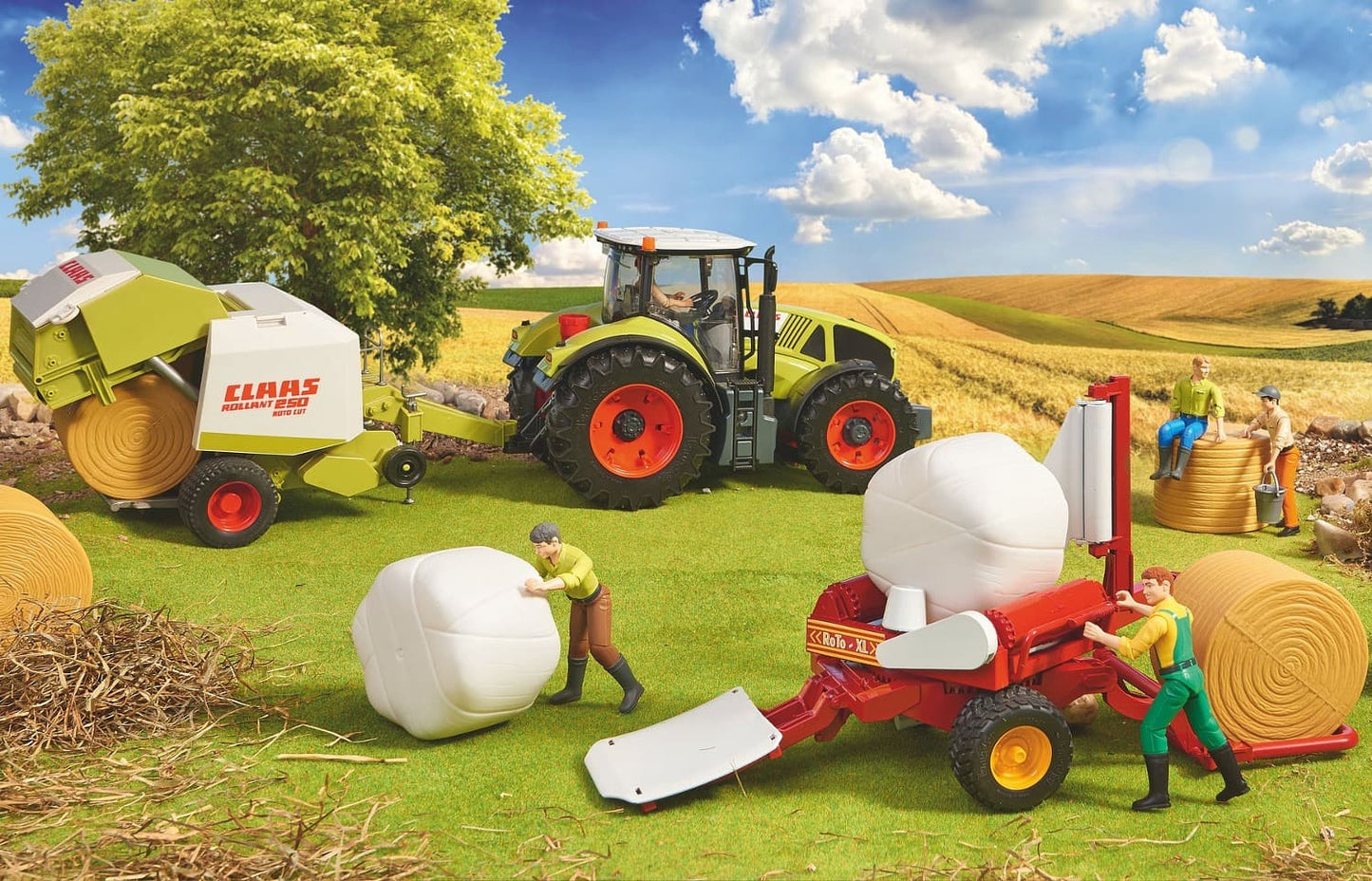 Claas Round Baler by Bruder | Farm Toys for Kids 3+ | Farm toys Ireland